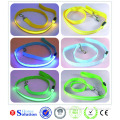 Retractable dog leash LED light high quality new design pet training products